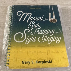 Manual for Ear Training and Sight Singing (Second Edition) by Gary S. Karpinski - Picture 1 of 4