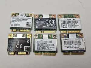 Lot of 235+ Mixed Mini PCIe Network WiFi Cards Intel Realtek Ralink & More Used - Afbeelding 1 van 10