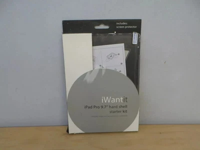 IWantit iPad Pro 9.7" Hard Shell Case Clear with Screen Protector VGC NEW - Image 1 of 3