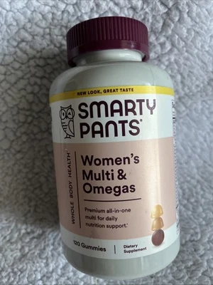 Novo Suplemento Dietético Feminino Smartypants Multi Vitamina e Omegas - 120 Gomas - Imagem 1 de 4