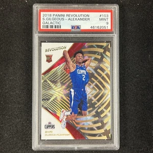2018 Panini Revolution #103 Shai Gilgeous-Alexander Galactic PSA 9 RC MVP - Picture 1 of 2