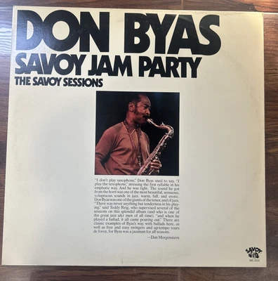 Rare Don Byas NM Promo 2 Lp Stereo Set - Savoy Jam Party / Savoy 1976 - Image 1 of 4