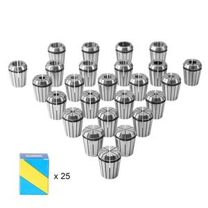 25 pcs ER32 Collet Set 1/16''-13/16'' Spring Collet Chuck Set 0.0006" TIR - Picture 1 of 12