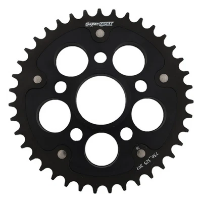 Supersprox Rear Stealth Sprocket Alu/Stl 39T-525 Blk Duc - RST-736525-39-BLK - Image 1 of 4