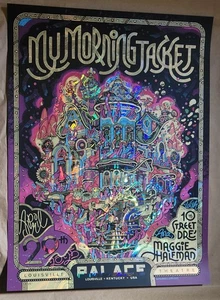 My Morning Jacket Louisville Foil Poster 29th Guy Burwell Palace One Big Holida - Picture 1 of 6