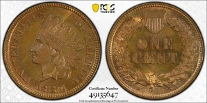 1884 Indian Head Cent PCGS  PR-64 BR, Free Ship - Picture 1 of 3