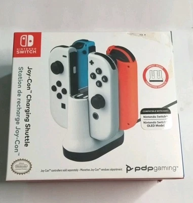 Nintendo pdp joy con charging shuttle White 500-188  - Image 1 of 2