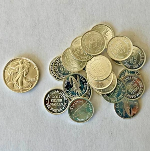 24 - 1 Gramm SILBER Barren .999 Florida Gator + ein 3,11 g Walking Liberty. 26 Gramm - Bild 1 von 2