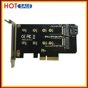 PCIe-Adapter PCIe an M.2 SSD-Adapter M.2 NGFF SSD an PCI-E X4-Expansionskarte - Afbeelding 1 van 12