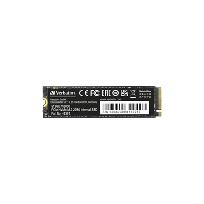 Verbatim SSD Vi3000 512GB NVMe M.2 PCIe 3.0 3300MB/s - Immagine 1 di 4