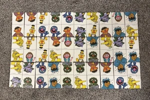 Vintage Muppets, Inc. Sesame Street Dominoes Game/ 30 Cards Grouch, Big Bird - Picture 1 of 4