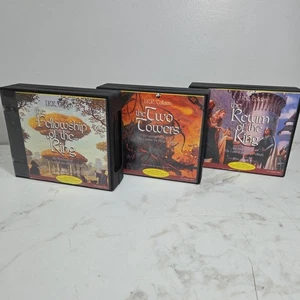 Lord Of The Rings Trilogy JRR Tolkien Audio Disc CD Set Recorded AudioBook - Imagen 1 de 4