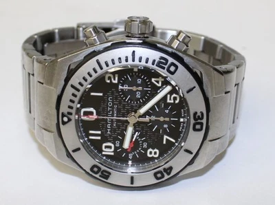Hamilton Khaki Navy Sub Diver's Chronograph 300m Automatic Watch - Image 1 of 4