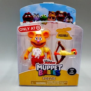 Muppet Babys Fozzie Figur Spielset mit Bogen Huhn Pfeil beweglich Disney 3" - Bild 1 von 8