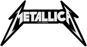 METALLICA - Patch Aufnäher - Shaped Logo 6,3 x 12,2cm - Picture 1 of 1