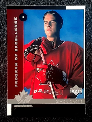 SIMON GAGNE RC 1997-98 UPPER DECK 97-98 NO 411               54560 - Image 1 of 2