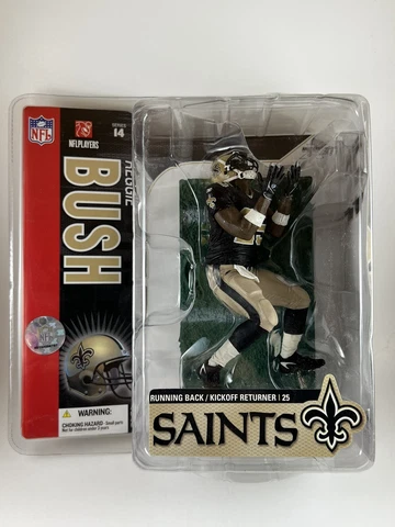 McFARLANE NFL SPORTS PICKS SERIES 14 REGGIE BUSH NEW ORLEANS SAINTS RB Cover