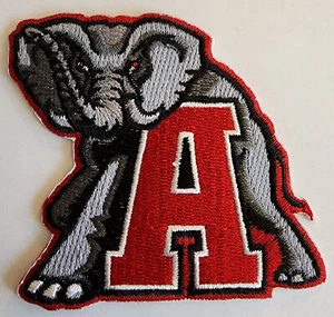 Parche universitario bordado Alabama Crimson Tide NCAA aprox 3,25 x 3,5" - Imagen 1 de 2
