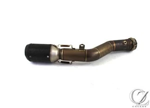 09-14 Yamaha R1 YZF1000 Carbon Mini Slip On Slipon Muffler Exhaust - Bild 1 von 7