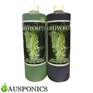 5 LITRE GROWRITE A&B Vegatative Growth Nutrients For Indoor Hydroponics - Picture 1 of 3