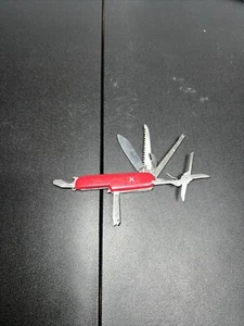10 Multi Function Pocket Knife Vintage Missing Pick And Tweezers - Picture 1 of 5