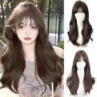 Heat Reisitant Wig Women Wig with Bangs Fake Hair Synthetic Wigs