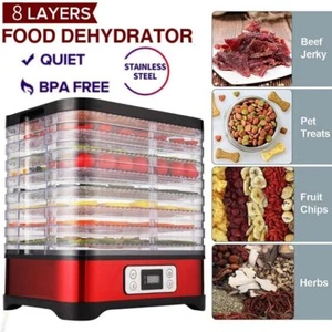 5-Trays Food Dehydrator Machine Professional Electric for Meeat/Beef/Fruit 12 - Picture 1 of 28
