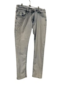 Pantalones de mezclilla elásticos de 5 bolsillos calce ajustado azul desgastado Bleecker & Mercer para hombre talla 34/32 - Imagen 1 de 14
