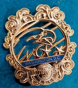 WASHINGTON DC 3D FILIGREE SERIES AMERICAN BALD EAGLE 2018 Hard Rock Cafe PIN LE - Picture 1 of 1