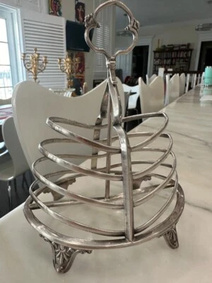 Estantes para tostadas estilo Art Deco raros - William Hutton & Sons Ltd - Birmingham - 1899 Foto 1 de 4