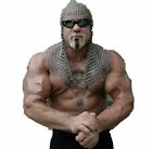 10 mm Chainmail Hood Aluminum Open Face Designed Coif for Photoshot