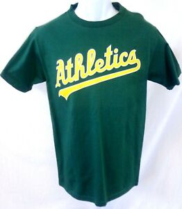 Oakland Athletics Baseball Short Sleeve T-Shirt Green Small