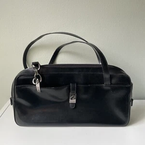 Vintage Y2K Guess Small Black Hand Bag - Picture 1 of 17