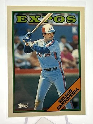 1988 Topps Traded TIFFANY Card Nelson Santovenia #102T Mint FREE SHIPPING - Image 1 of 3