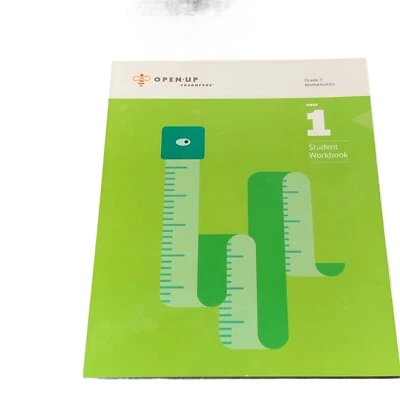 Brand NEW Open Up Resources Grade 7 Unit 1 Mathematics Homeschool 2018 Education - Image 1 of 3