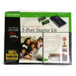 Linksys NHB1005 ver. 2 conmutadores de red Fast Ethernet 10/100 5 puertos SELLADOS - Imagen 1 de 11