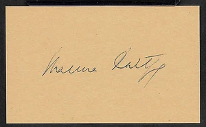 Autógrafo piloto de pruebas Hanna Reitsch reimpreso en tarjeta 3X5 período original década de 1940 - Imagen 1 de 1