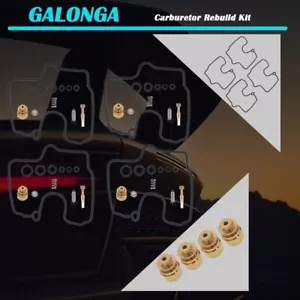 4x Carburetor Rebuild Kit Set Parts Fit For Yamaha YZF-R1 1998 1999 2000 2001 - Foto 1 di 9