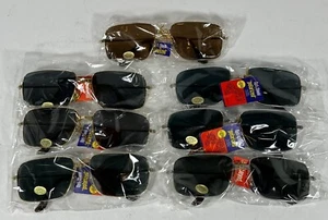 7 Vintage Aviator Sunglasses Opti-Shield Metal Frame Impact Resistant Japan - Picture 1 of 15