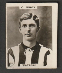 CARD GODFREY PHILLIPS FOOTBALLERS 1921 SOCCER WATFORD G. WHITE - Picture 1 of 2