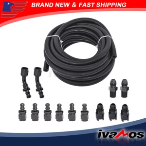 For popular 25Feet 3/8 Complete LS Fuel Injection Line Fitting Adapter Kit - Imagen 1 de 7