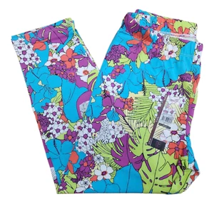 Legging Capri Juniors para mujer sin límites talla S, M, L, XL, XXL, XXXL floral - Imagen 1 de 8