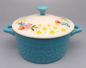 Pioneer Woman Sweet Romance Mini Casserole Dish Lid Floral Ceramic - Imagen 1 de 7