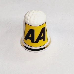 Collectors Thimble - "AA" - Bone China - #38 - Picture 1 of 4