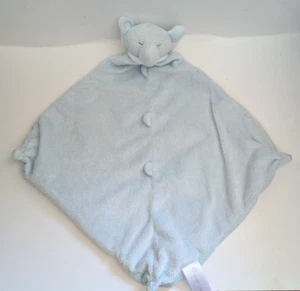Angel Dear ELEPHANT LOVEY Manta de Seguridad para Bebé Azul Peluche Nubes Esquina Anudada - Imagen 1 de 6