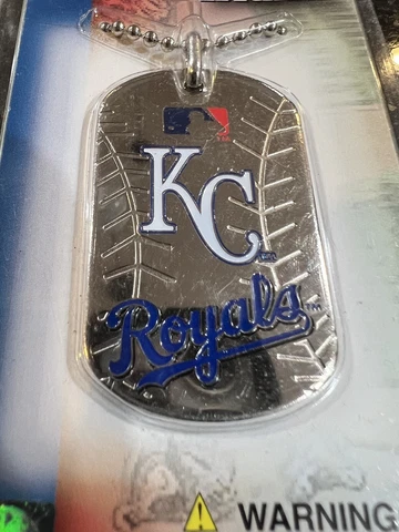Kansas City Royals Metal MLB team logo dog tag Necklace foco Cover