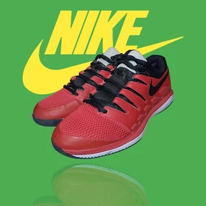 Scarpe da tennis Nike Air Zoom Vapor X HC AA8030-602 rosse universitarie taglia 11 GUC - Foto 1 di 12