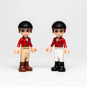 Lego Friends Olivia & MIa Minifiguras Caballo Pantalones Casco 41125 41126 (frn - Imagen 1 de 6