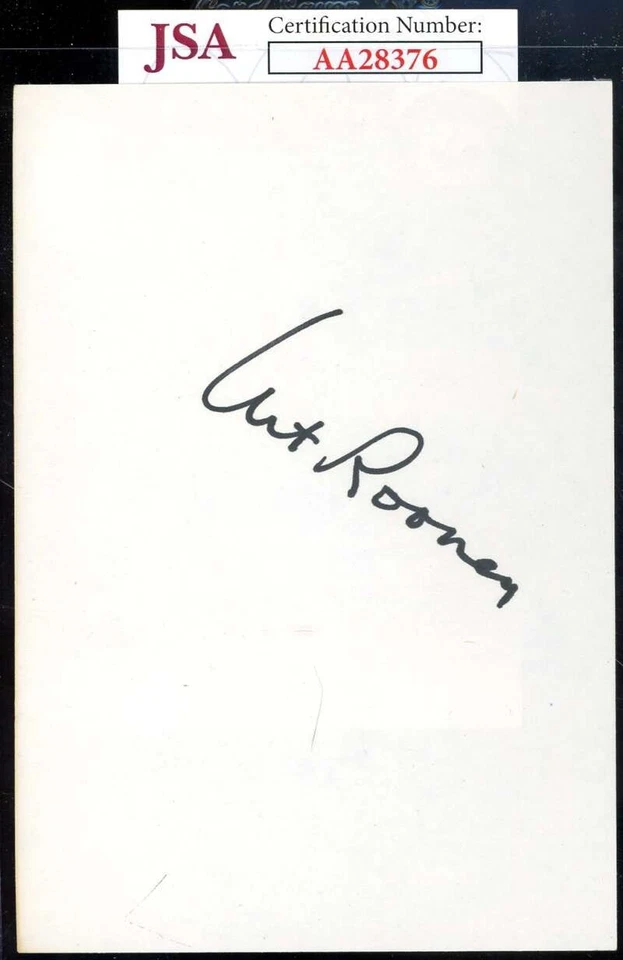 Art Rooney JSA Coa Signed Album Page Autograph - Image 1 of 1
