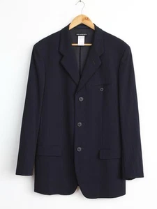 Issey Myake Men Navy Blazer Jacket, Size L - Picture 1 of 10